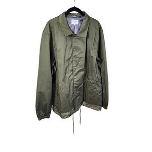 Five Four, Olive Green Men's 2XL Button Up Lightweight Jacket, NWOT